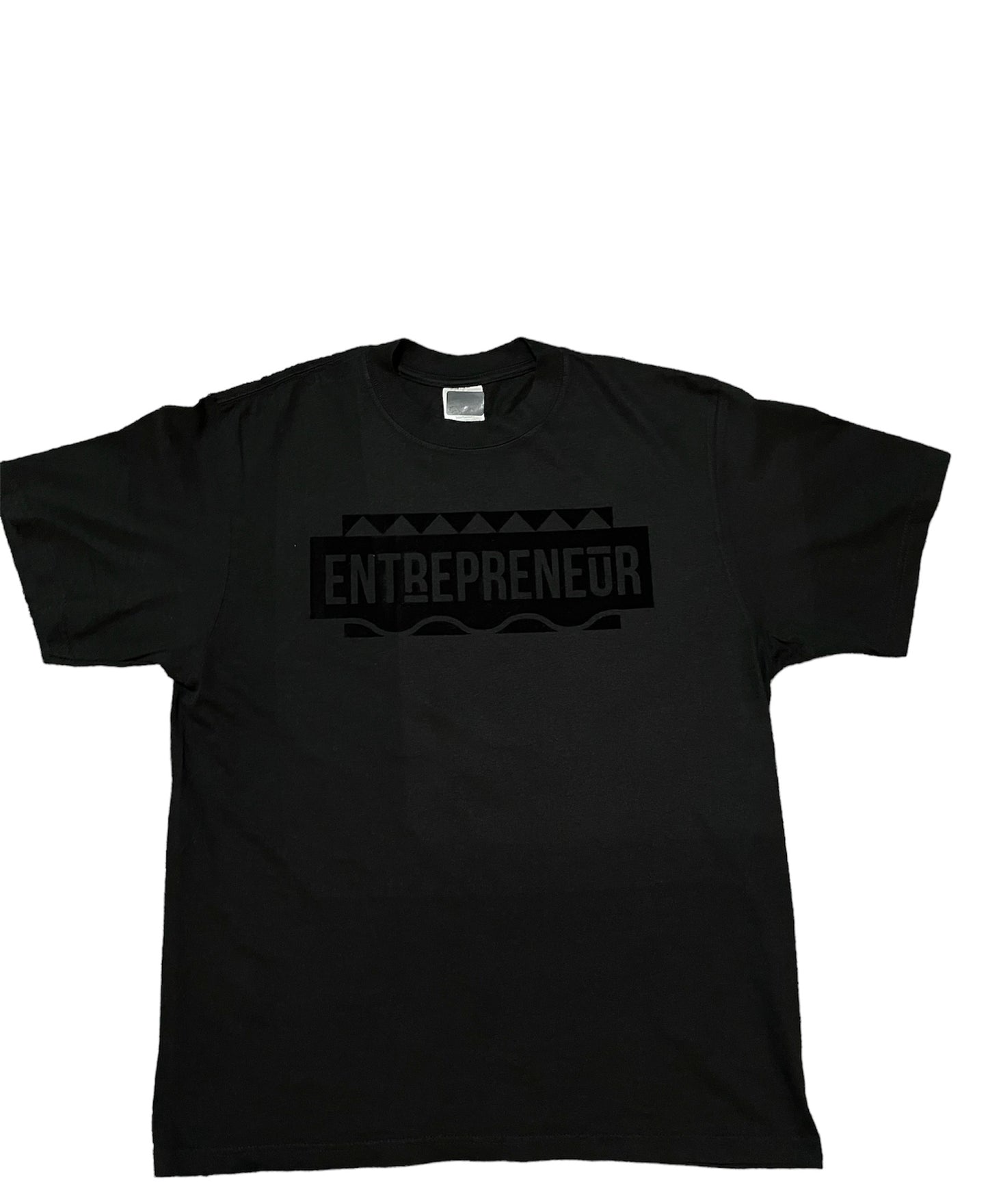 Entrepreneur Tee (Black on Black)